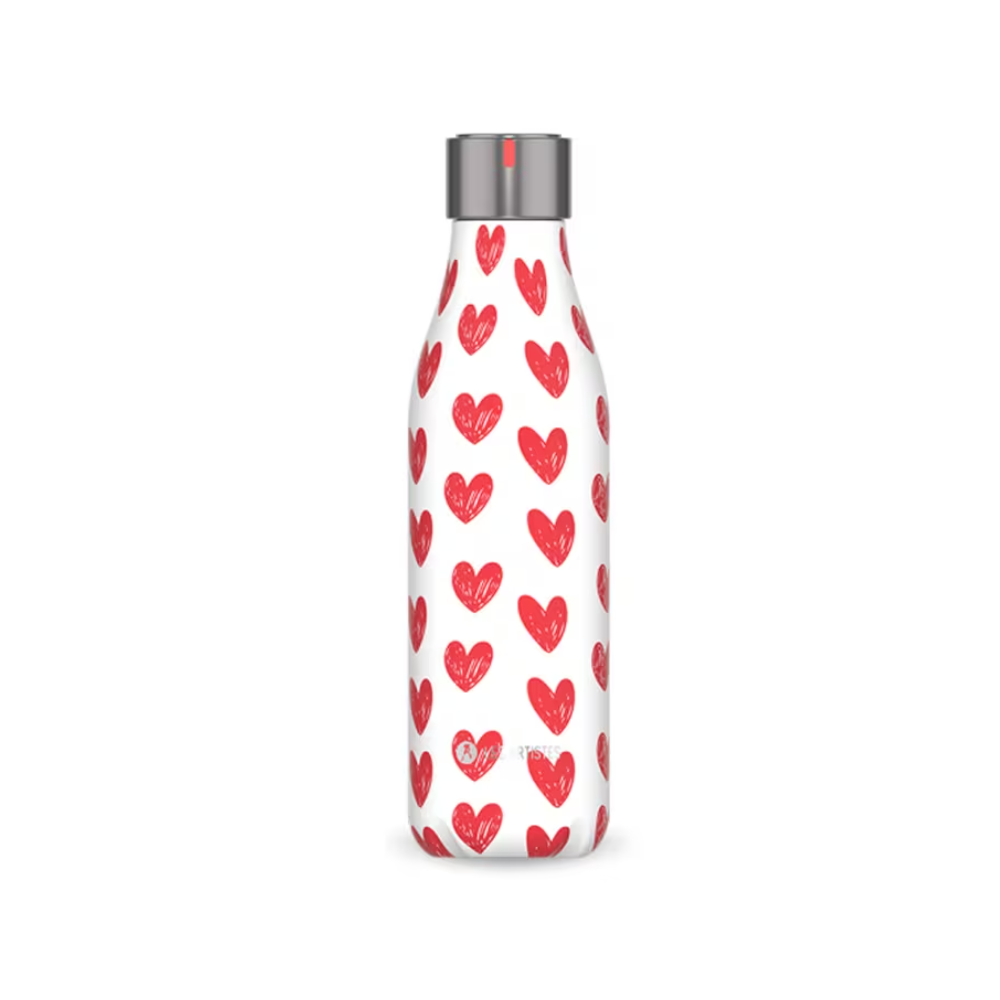 Botella Acero Inoxidable Corazón 500ml